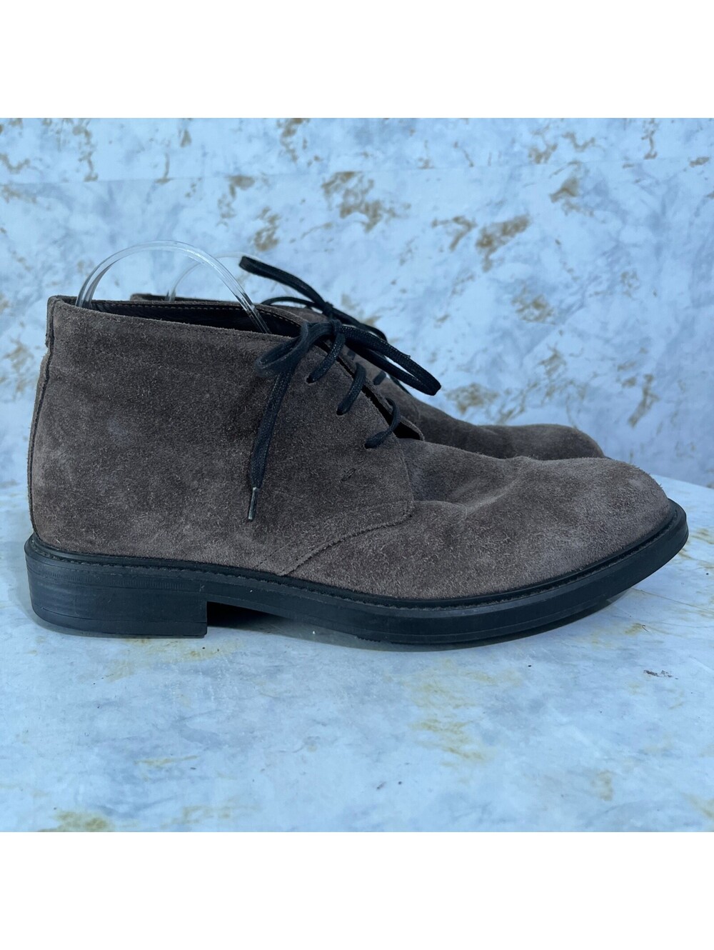 Bruno Magli Donte Men's Size 8M Shoes Brown Black Suede Comfort Chukka Boots